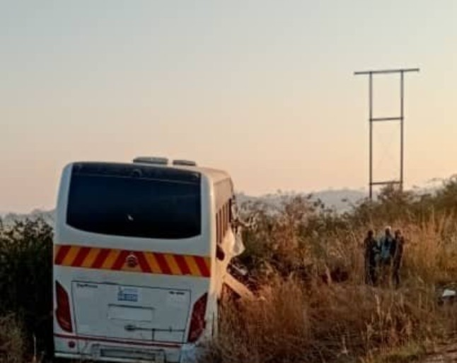 8 perish in Zupco bus head on collision this morning along Mutare highway.